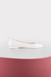 Fendi Burnu Açık Babet Beyaz - 37